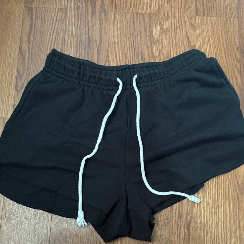 Wild Fable Black Athletic Shorts with White Drawstring